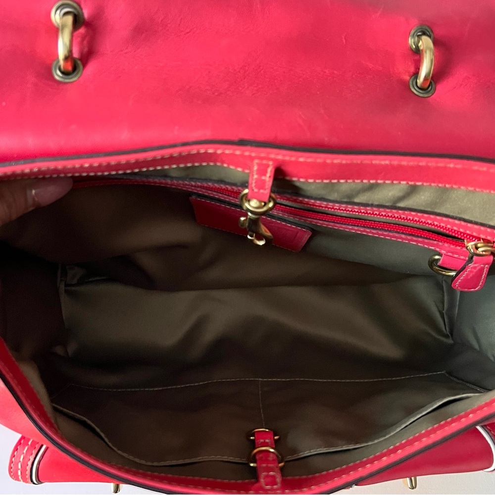 Coach Limited Edition 2006 Daphne Top Handle Satchel - Watermelon Leather - Picture 15 of 16